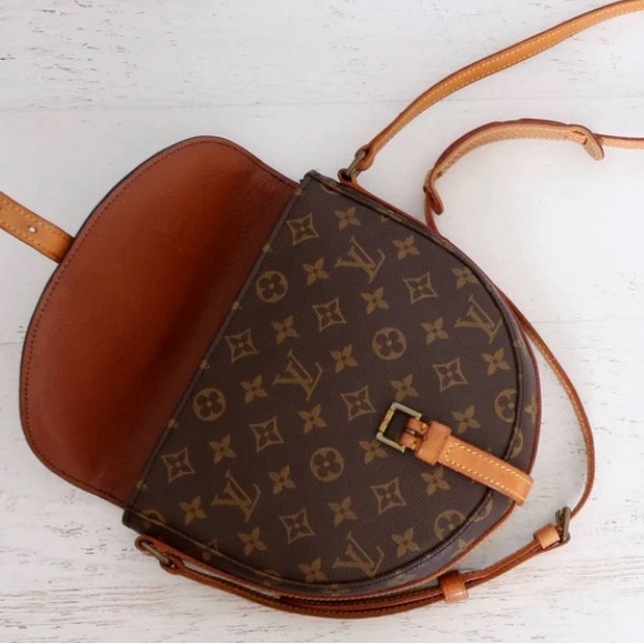 Louis Vuitton Chantilly MM Crossbody Bag Purse Messenger Monogram LV - Picture 7 of 16